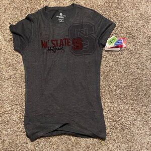 NC State Wolfpack Women's Short Sleeve Tee - Black